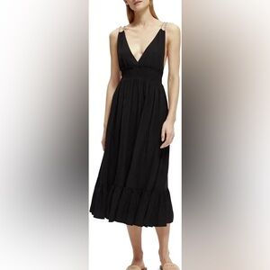 Smock Waistband Maxi Dress